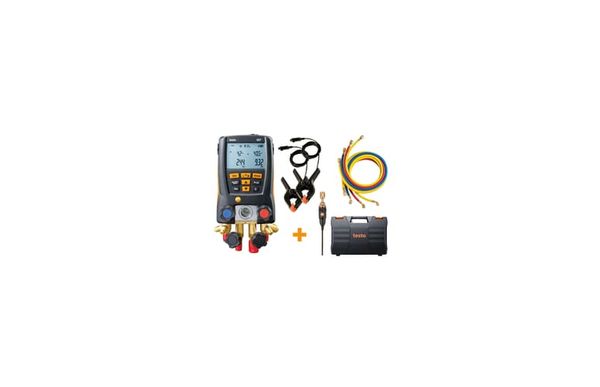 testo 557 digital manifold kit - with Bluetooth ® and set of 4 filling tubes