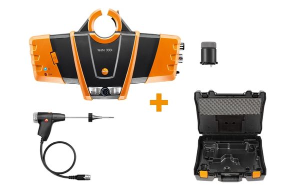 testo 330i advanced set - flue gas analyzer set