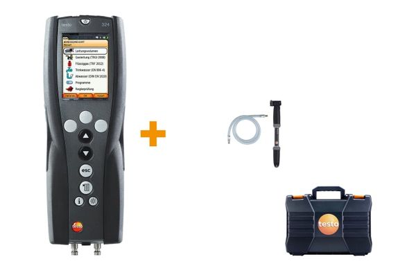 testo 324 basic set - Pressure and leakage measuring instrument