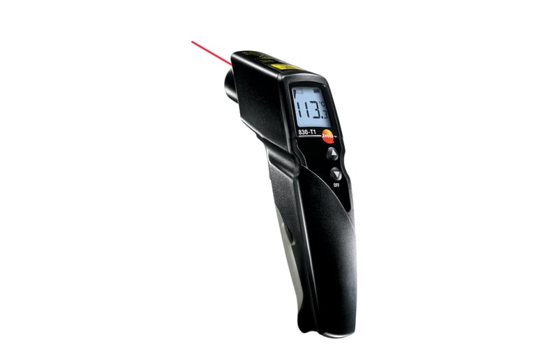 testo 830-T1 - Инфракрасный термометр с лазерным целеуказателем (оптика 10:1), фото 1