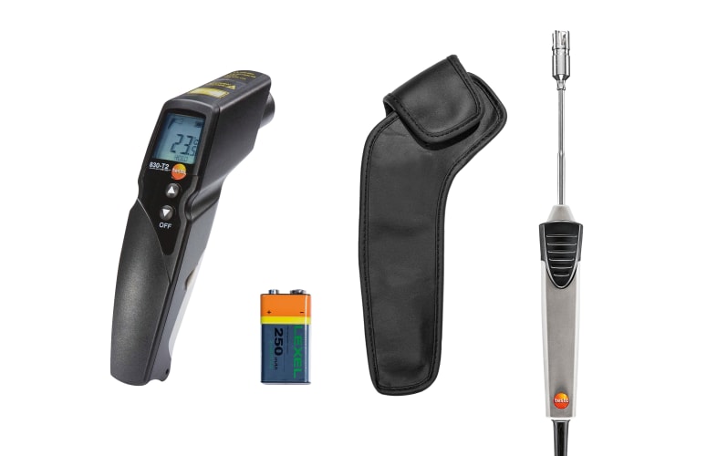 Комплект testo 830-T2 - Инфракрасный термометр, фото 1