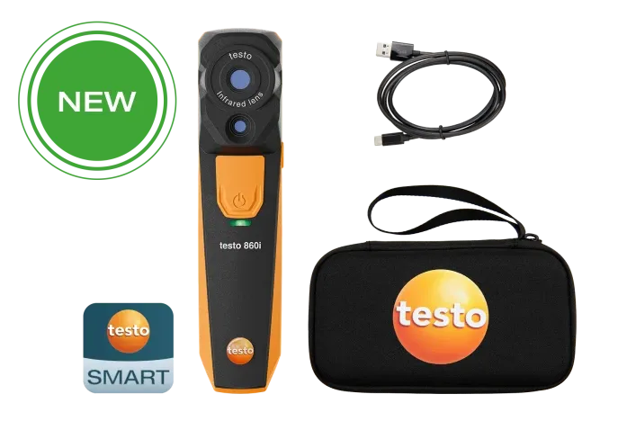 Комплект testo 860i — беспроводной тепловизор для смартфонов, фото 1