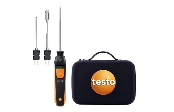 Комплект testo 915i - Термометр со сменными зондами, управляемый со смартфона